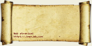 Andjelina Begović vizit kartica